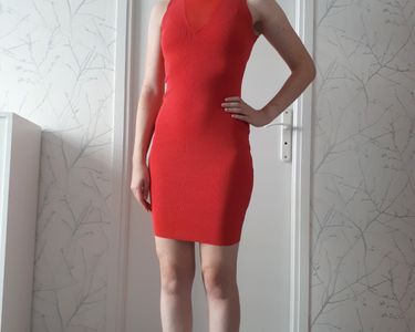 Robe rouge S Bisou Project Vêtements