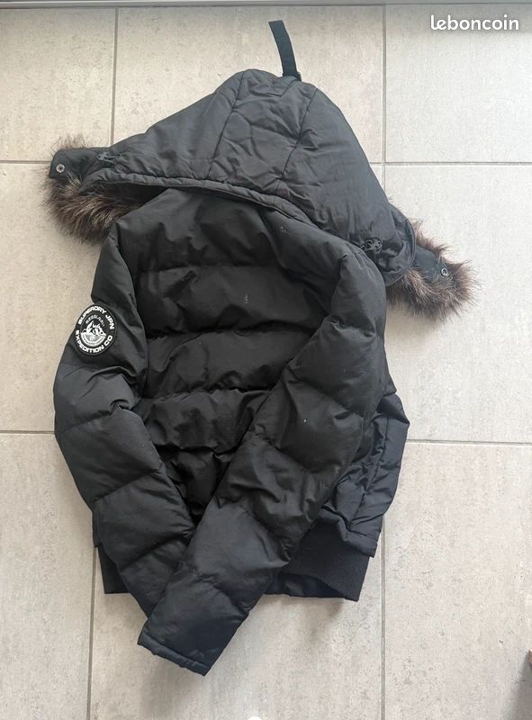 Veste / Manteau noire - L - Superdry (image 4)