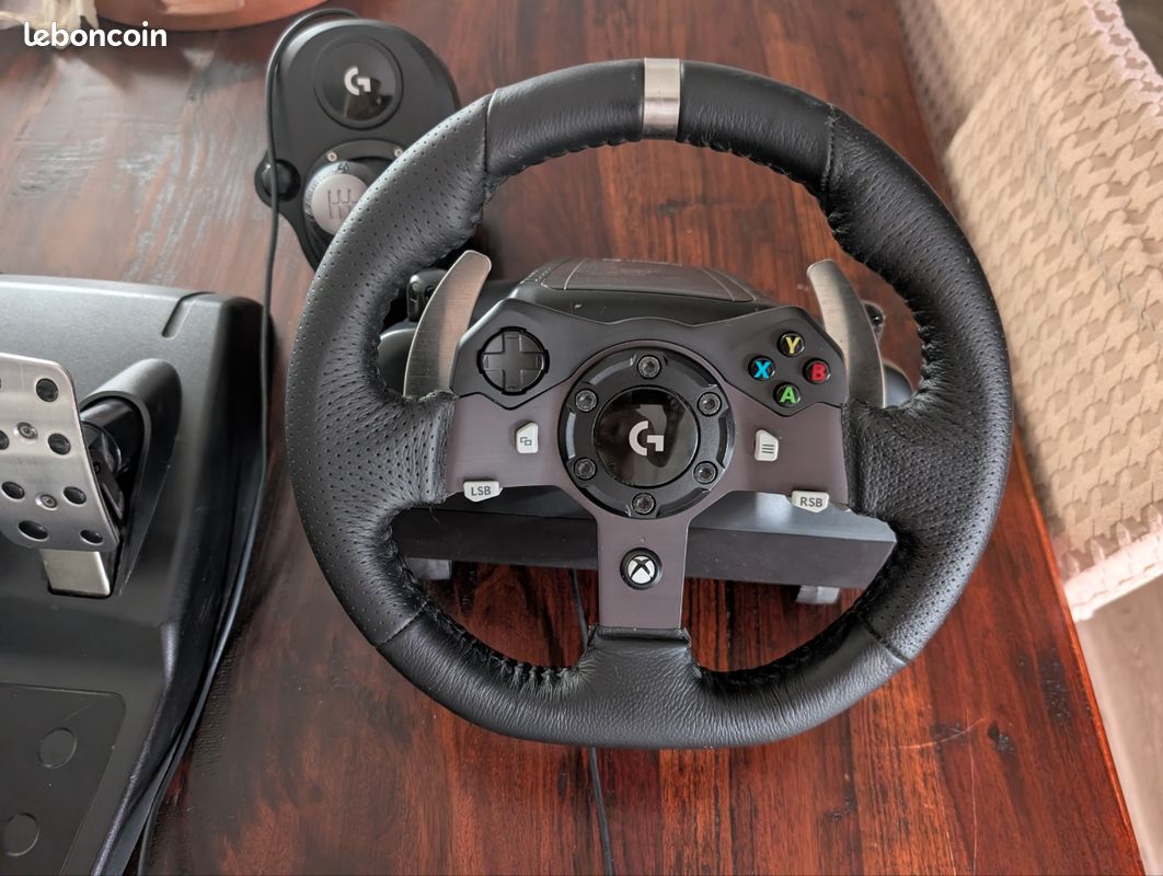 Volant + pédalier + levier de vitesse Logitech G920 (image 2)