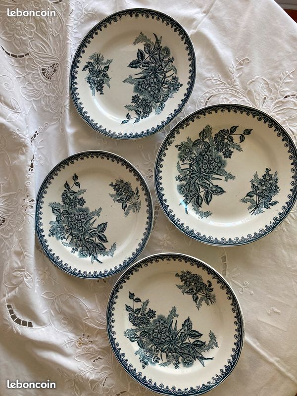 18 (par lot de 6) assiettes St Amand Margot - terre de fer – Echo d'époque 18 (par lot de 6) assiettes St Amand Margot - terre de fer – Echo d'époque