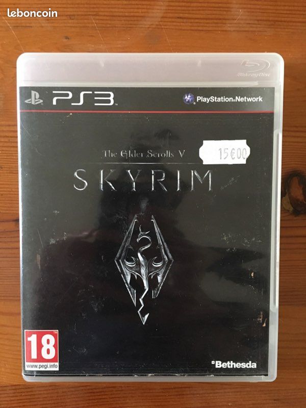 Jeu The Elder Scrolls V: Skyrim – Édition Standard PS3 – Très Bon état – Bethesda