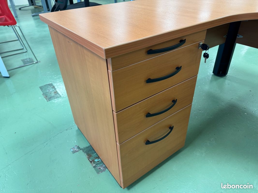 BUREAU avec retour + CAISSON (LIVRAISON GRATUITE) (image 5)