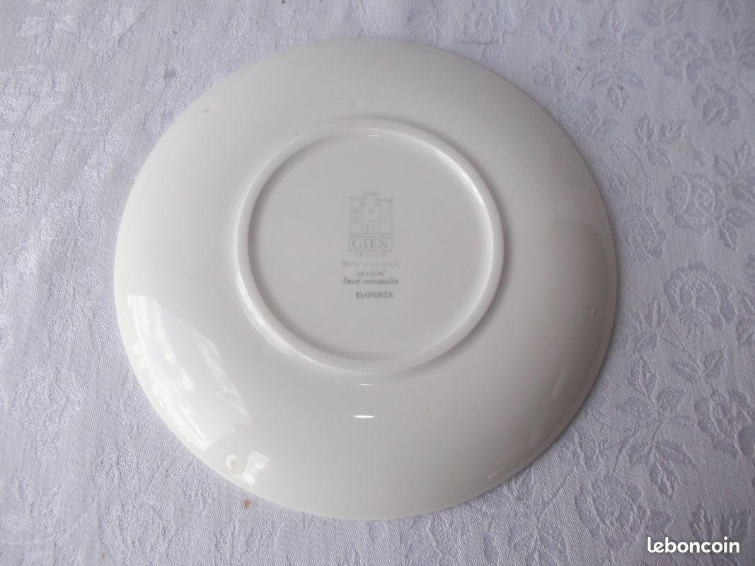 Petite assiette Gien fleur (image 2)