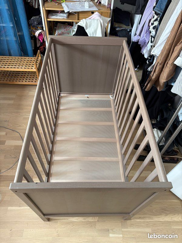 Lit bébé modulable IKEA sundvik (image 1)