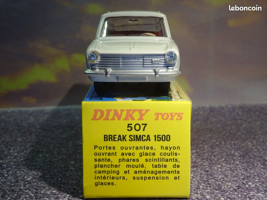 Miniature SIMCA 1500 break Blanc – Édition ATLAS DINKY TOYS DIN507 | Collect World