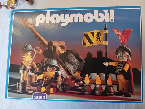 Playmobil 3653 Caballeros Con Catapulta Vintage 1993 Retromx | Meses sin interés