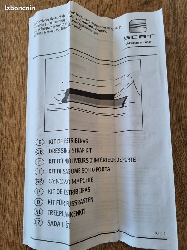 Seuil porte seat ibiza 6k1 6K1 071 501 (image 3)