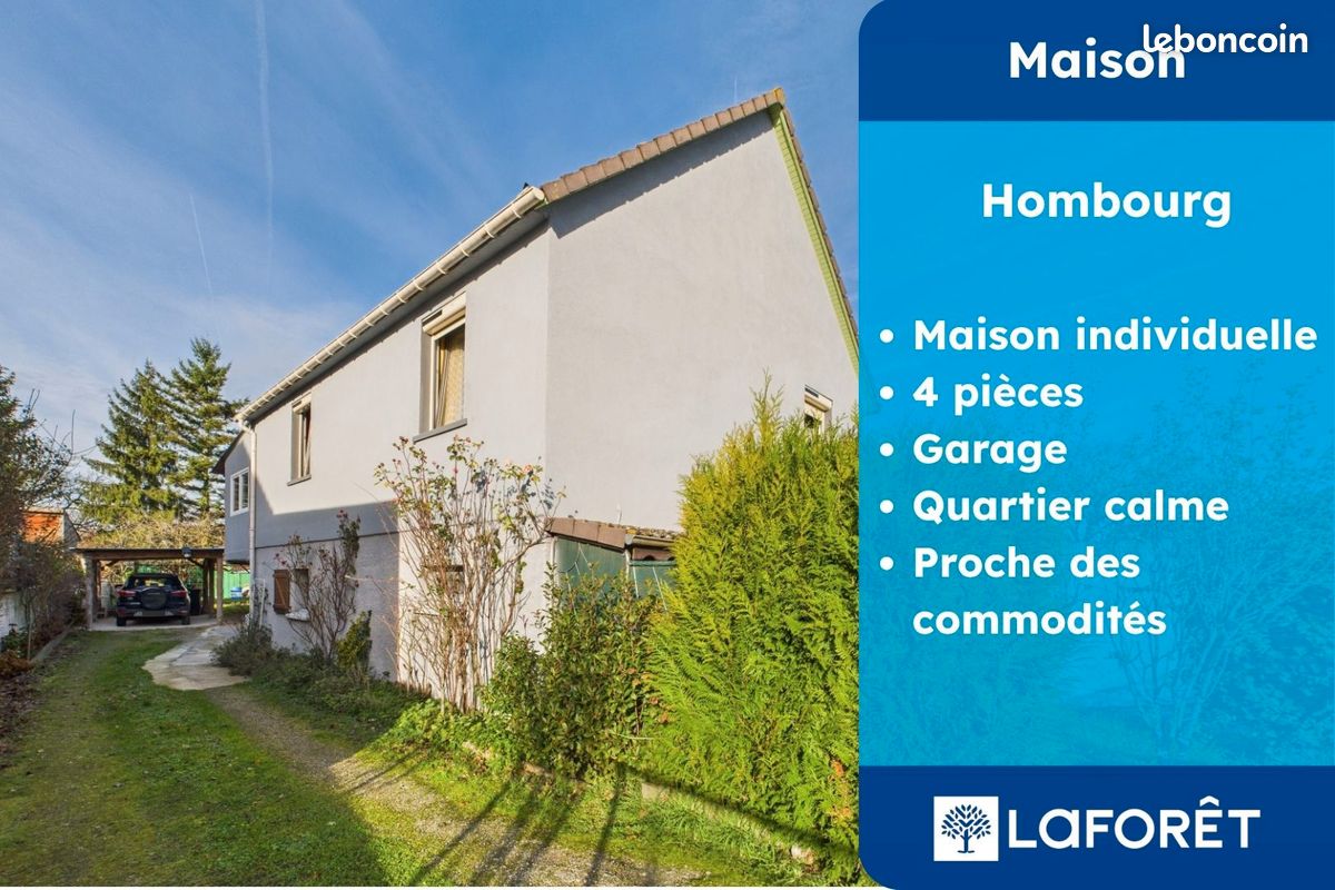Maison 4 pièces 70 m² · à Hombourg · 70 m² · 170 000 €