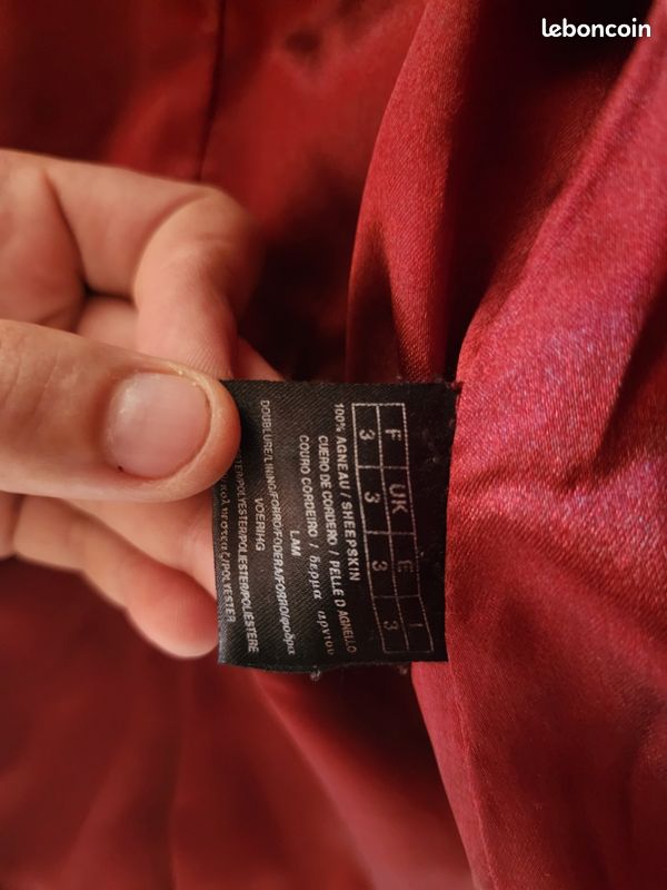 Veste en cuir de vachette (image 3)