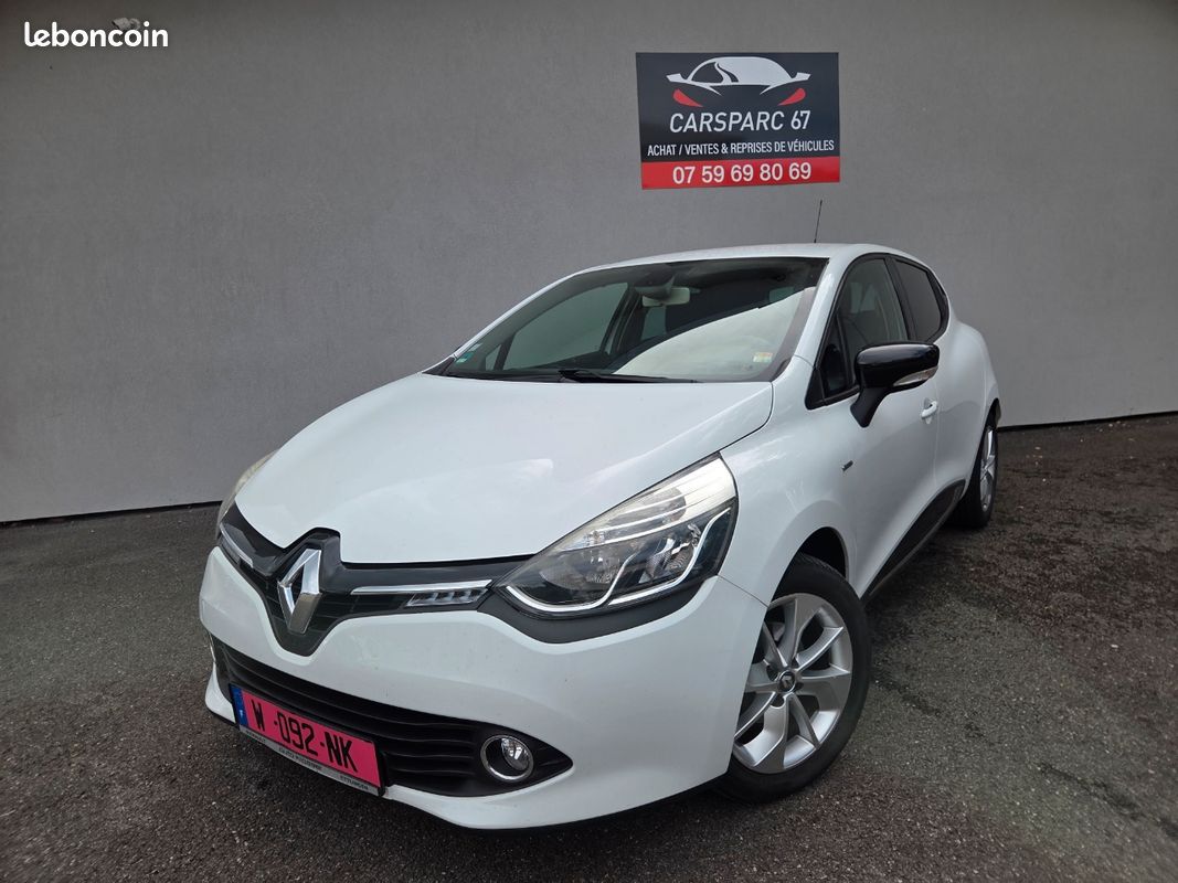 Renault Clio IV 1.2 16v 75cv pack limited 105 000 km ( clim-gps- régulateur de vitesse ) Garantie 12 mois (image 1)