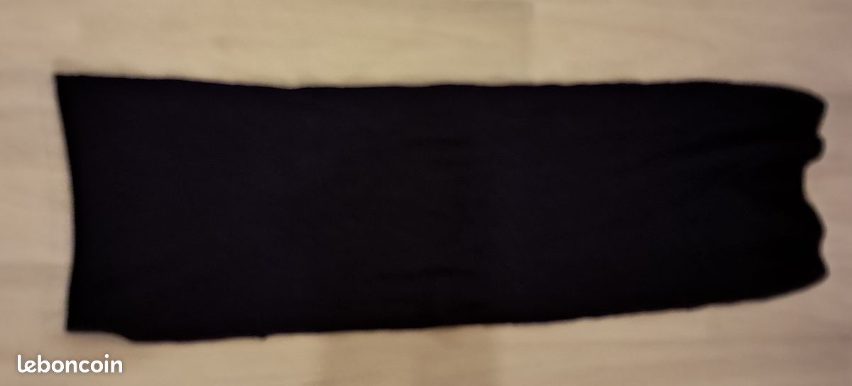 Echarpe unisexe 20% angora violette - T.38x260 cm - Marque Piarossini (image 4)