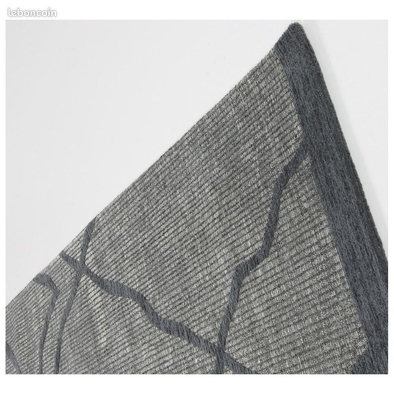 Tapis ethnique pour salon rectangle berbère Rabat Gris 240x340 (image 4)