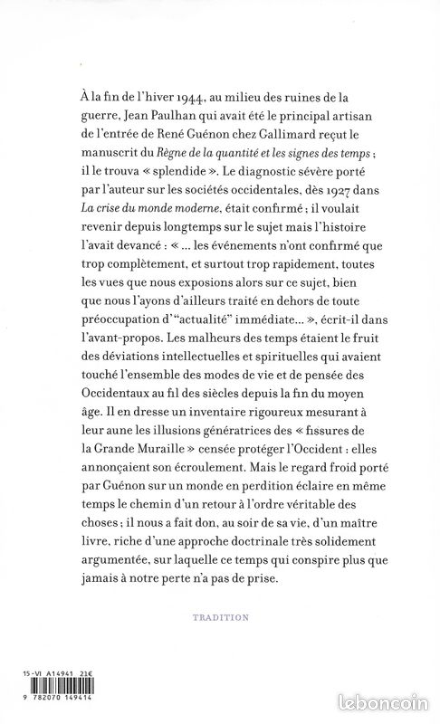René guénon le règne de la quantité et les signes du temps (image 2)