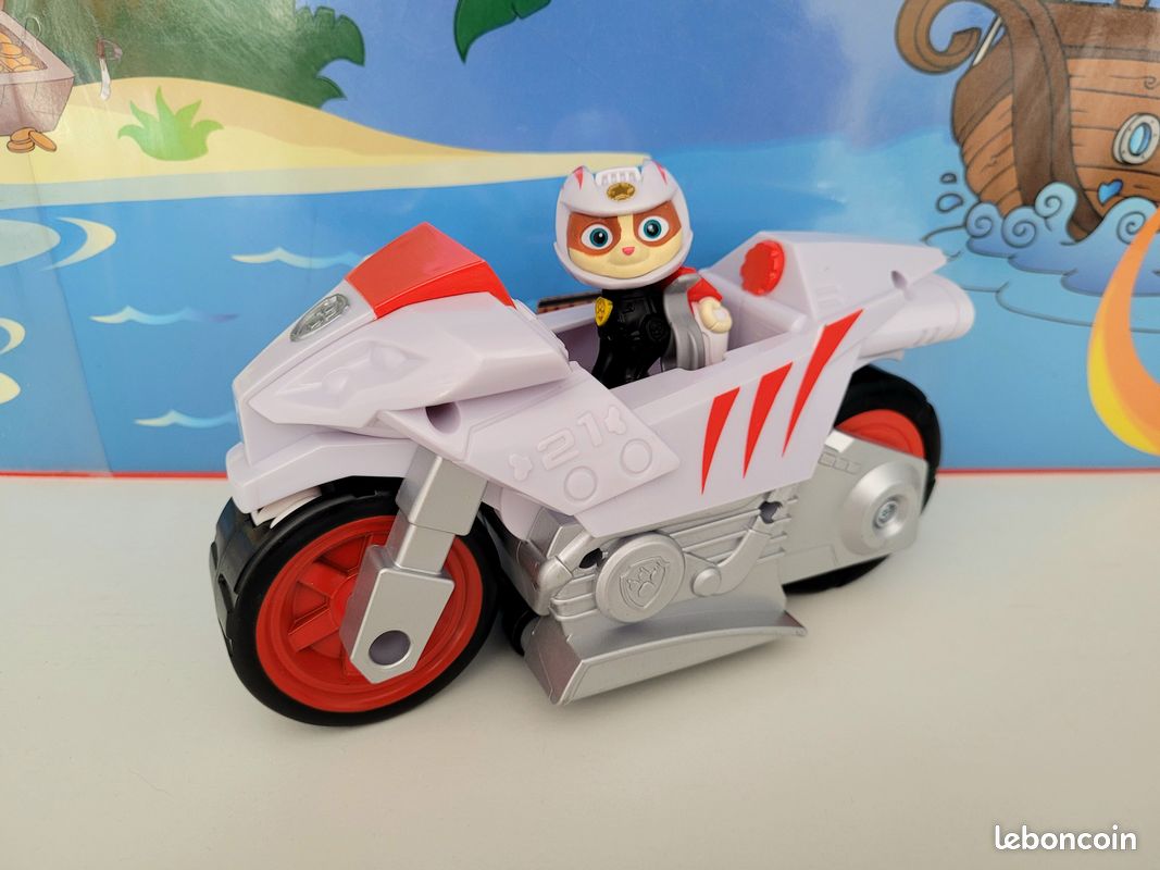 Pat Patrouille - Wildcat et sa moto (image 1)