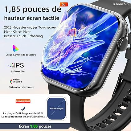Smart watch montre connectée bluetooth Apple / Samsung (image 2)