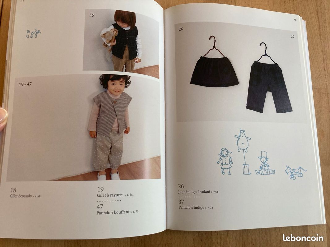 Livre de couture : Mes petits habits de Fumi Kamiyama (image 2)