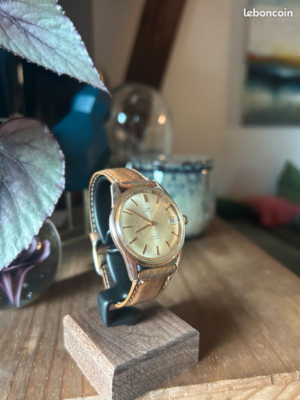 Cadran De Montre Vintage LIP - Diamètre 27.5mm - Pièce Détachée Ancienne Pour Réparation Ou Collection