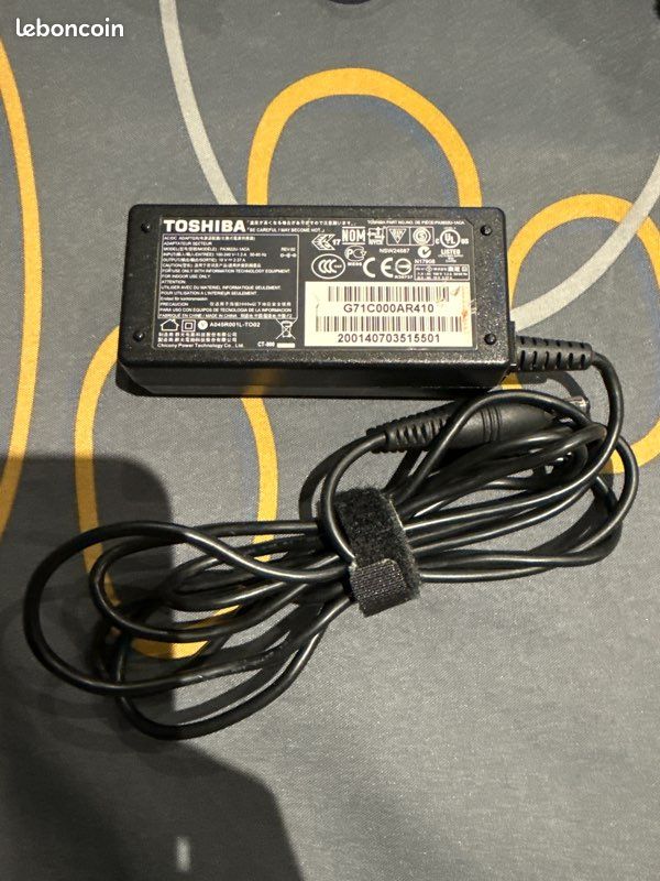 Toshiba Adaptateur Secteur Alimentation PA3658E-1AC3 19V Chargeur Original Pc