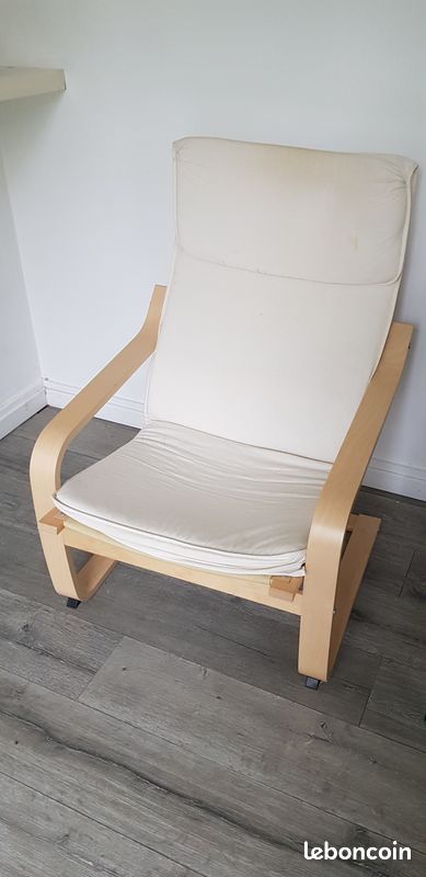 Fauteuil beige (image 1)