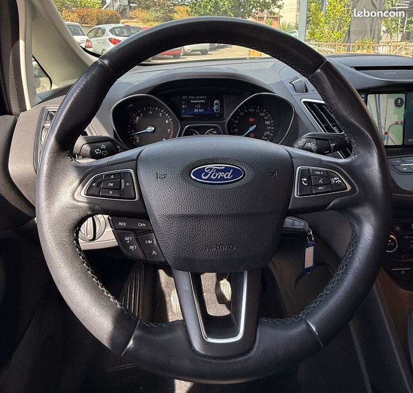 FORD FOCUS C-MAX 1.0 SCTI 125CH TITANIUM - CAR PLAY-SIEGES ET VOLANTS CHAUFFANTS-GARANTIe (image 4)