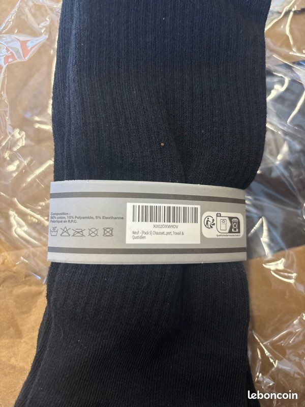 Carton de chaussette coton (image 1)