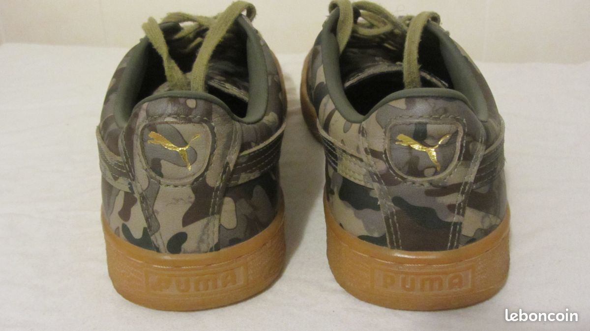 Baskets homme garçon PUMA militaire pointure 40 (image 3)