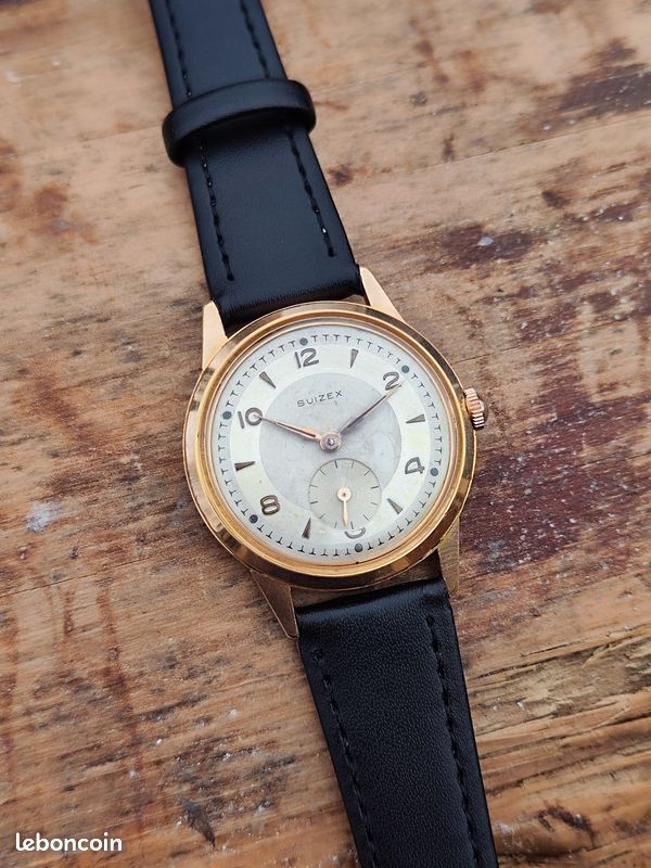 Montre Bracelet VIXA Plaquée Or - Mécanisme Ancien Non Testé - Vintage Rare - Occasion
