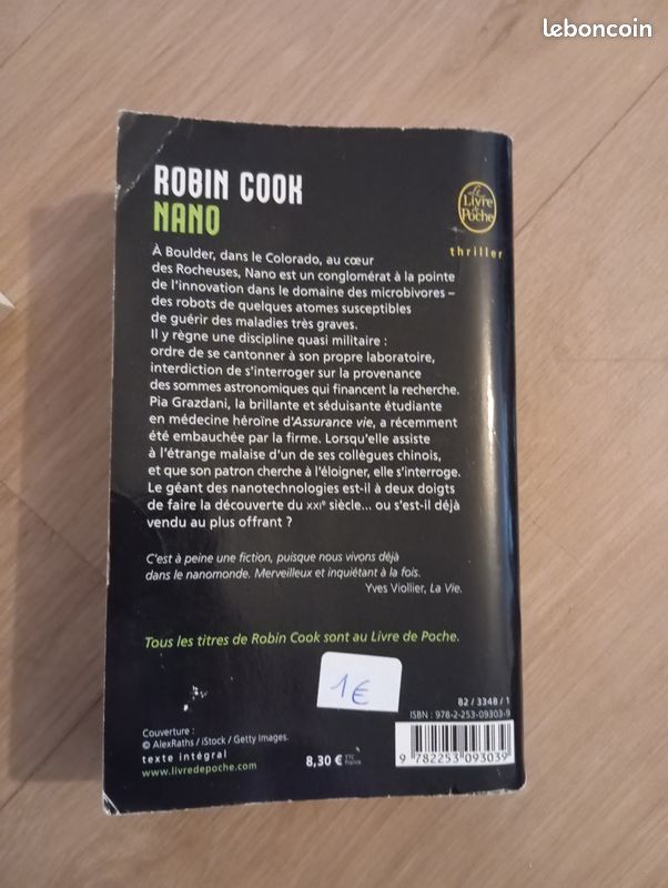 Livre Nano de Robin Cook (image 2)