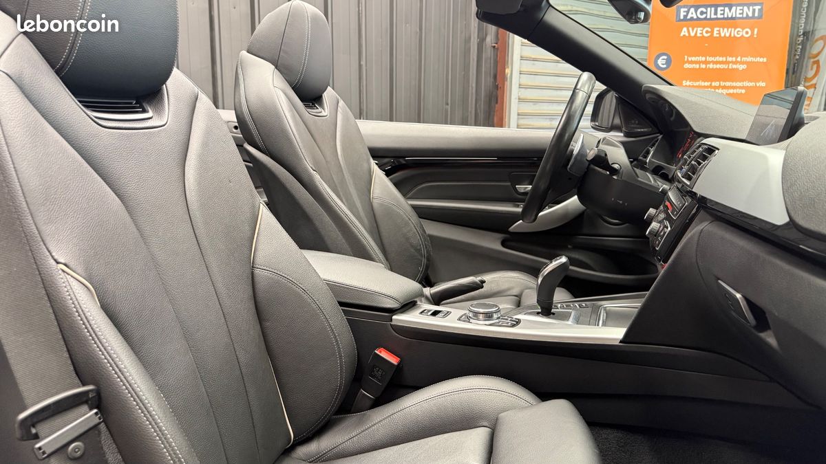 BMW SERIE 4 CABRIOLET 2.0 420 I 185 SPORT BVA - HARMAN / SIEGES CHAUFFANTs (image 8)
