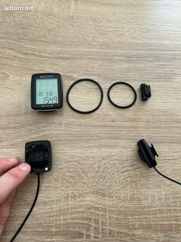 Compteur De Vélo Sigma Sport BC 9.16 D’occasion, Fonctionnel, Noir