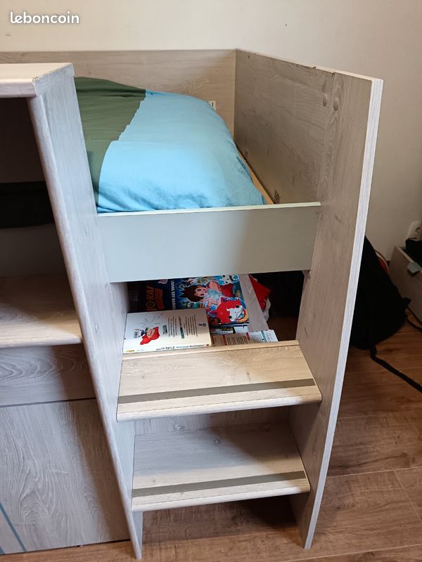 Lit hauteur et armoire assortie (image 2)