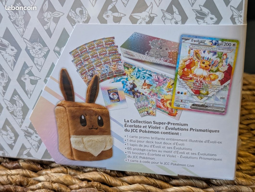 POKEMON - COFFRET COLLECTION SUPER-ULTRA PREMIUM E&V ÉVOLUTIONS PRISMATIQUES (FR) - Hobby One – Figurines & Jeux Vidéo Collector POKEMON - COFFRET COLLECTION SUPER-ULTRA PREMIUM E&V ÉVOLUTIONS PRISMATIQUES (FR) - Hobby One – Figurines & Jeux Vidéo Collector