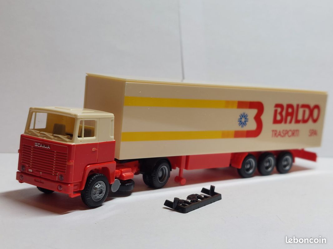 HERPA HO 1/87 Camion Iveco Turbo Star Semi Remorque Danzas #847041 In Box EUR 12,90 - FR
