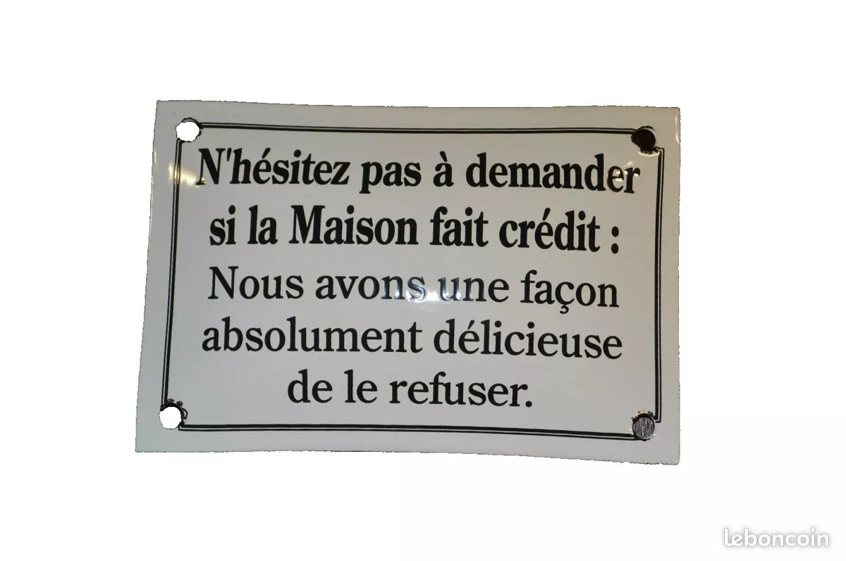 Plaque Émaillée Ancienne Numéro De Rue 58 - Bleu 10x15cm - Décoration Murale