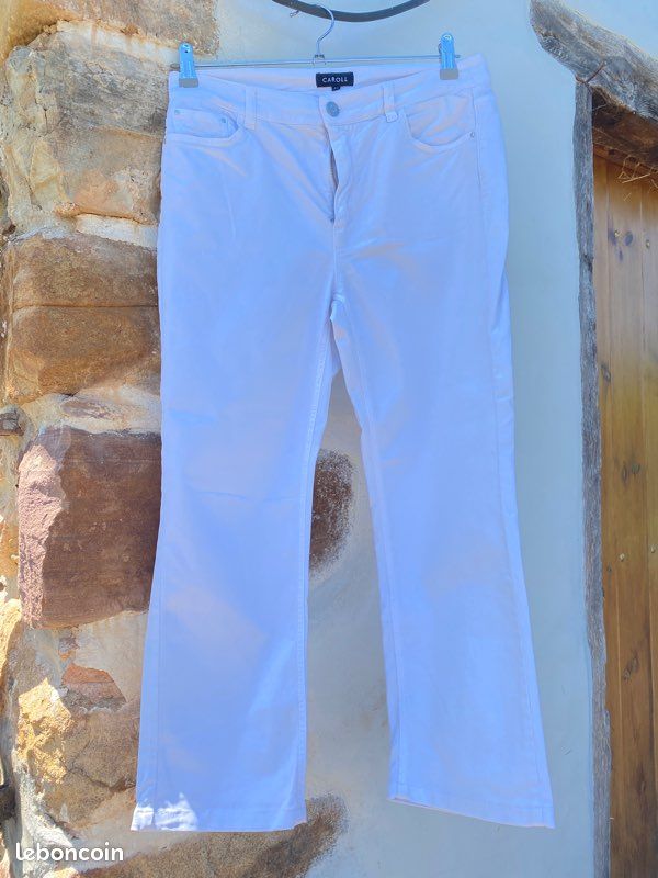 Pantalon blanc (image 1)