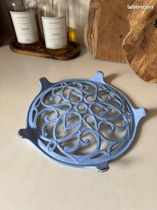 Dessous de Plat à Poisson en Fonte, Motif Vintage DéCoratif de