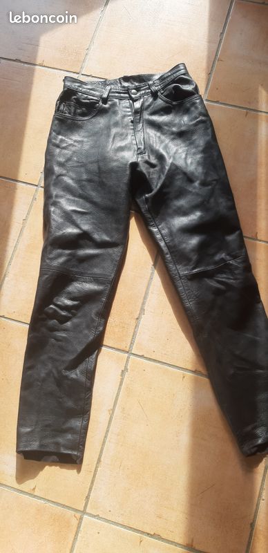 Pantalon cuir agneau taille 36 (image 2)