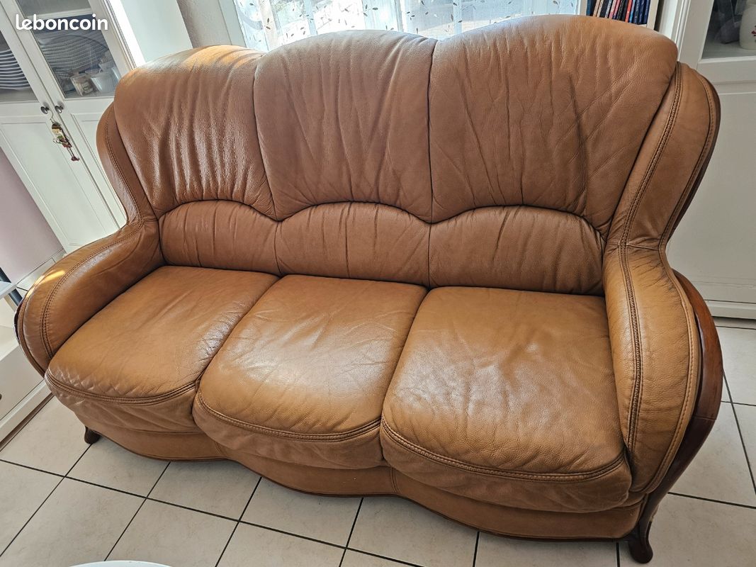 Canapé cuir (image 4)