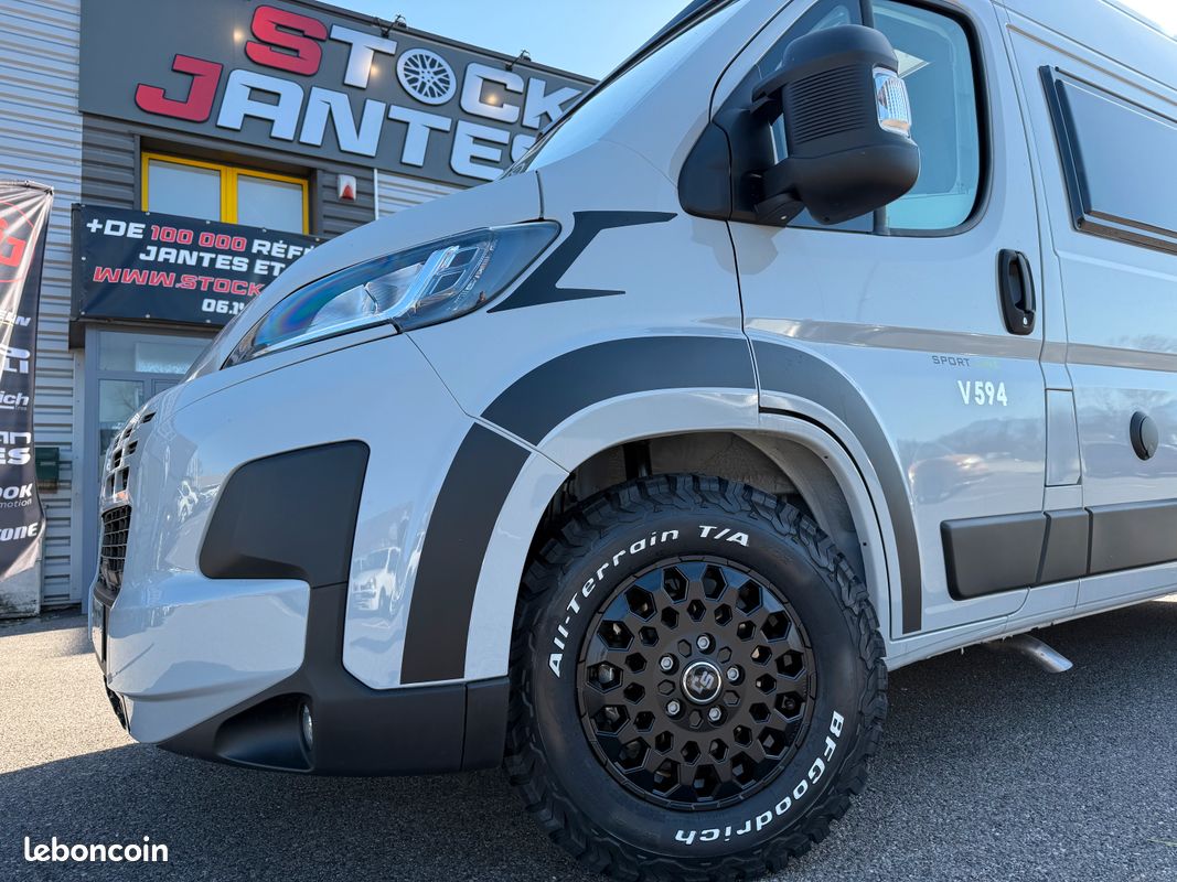 4 Jantes Aluminium 17 Pouces Pour Fiat Talento – 5x114,3 – Renforcées – Neuf Avec Défaut Peinture