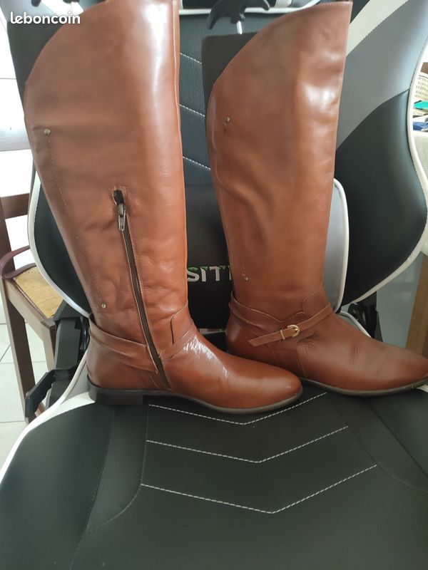 Bottes neuves marron Heyraud (image 3)