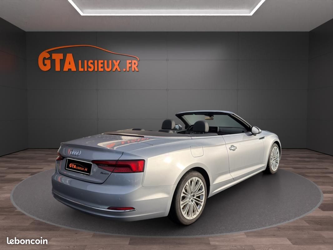 Audi A5 Cabriolet V6 3.0 TDI 218 S tronic 7 Quattro Design Luxe FRANCAISE (image 5)