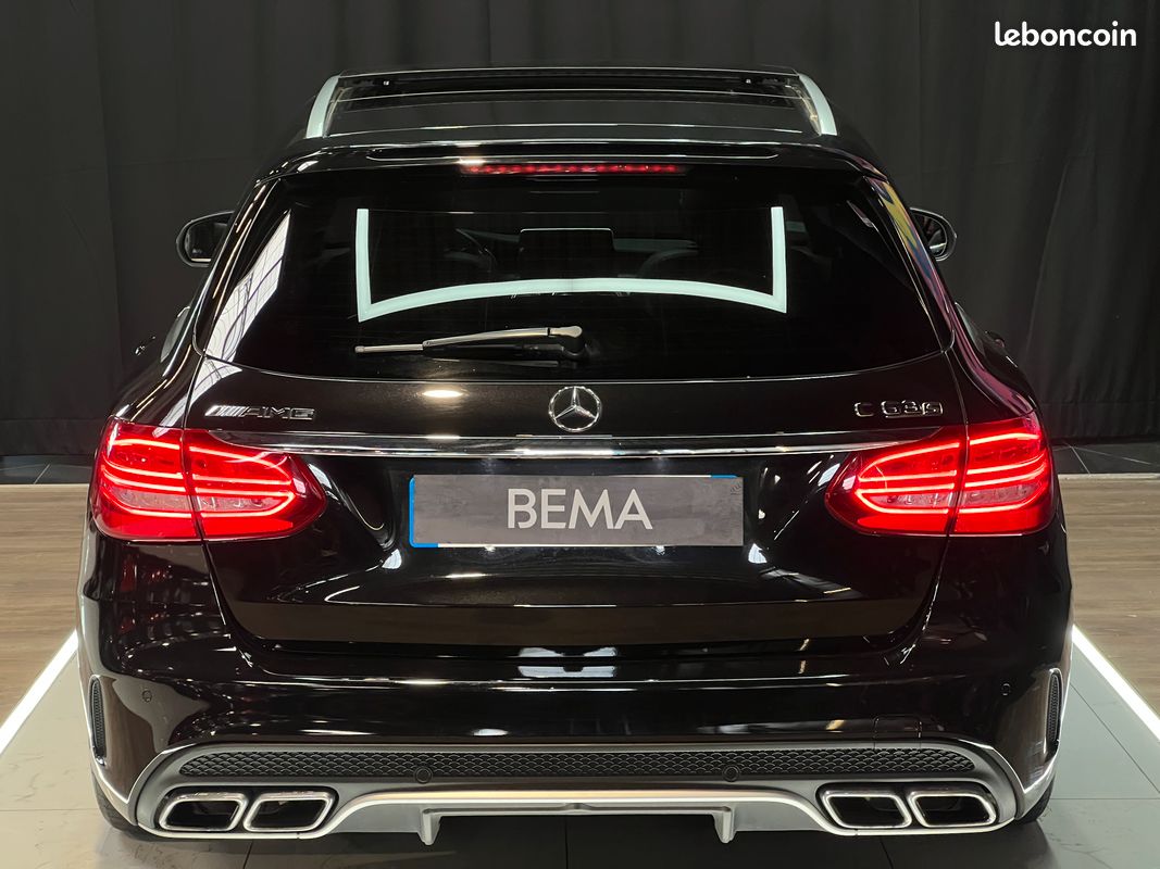 MERCEDES-BENZ C63S AMG Break V8 4.0 510cv | Toit ouvrant | Échappement sport | Pack carbone | (image 9)