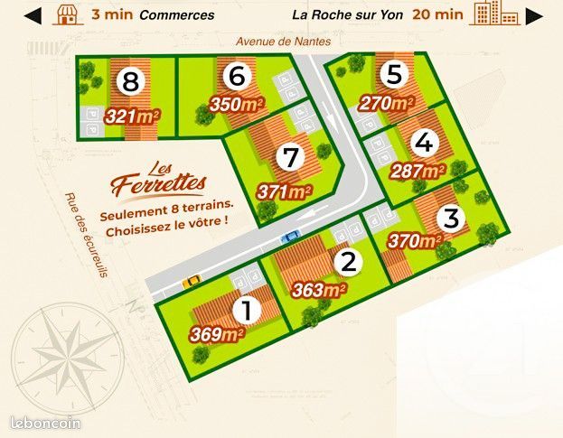 Terrain 270 m² Saint Mathurin · à Saint-Mathurin · 79 000 €