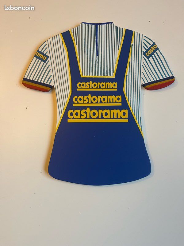 Maillot Cycliste Vintage CASTORAMA Par Nalini - Taille L - Manches Courtes - Années 90