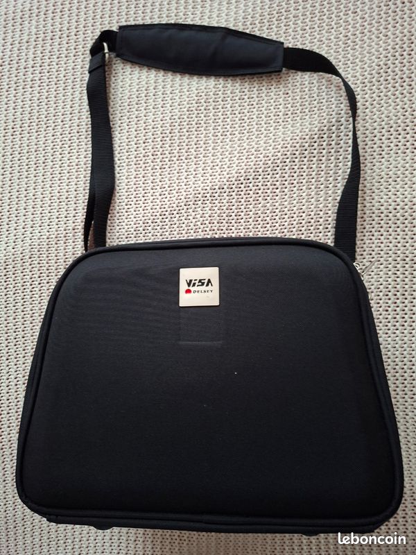 Sacoche / vanity bandoulliere noir DELSEY (image 1)