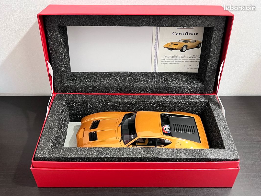 MK Miniatures 1/18 AMC AMX3 Giotto Bizzarrini 1970-1971 Prototype (image 5)
