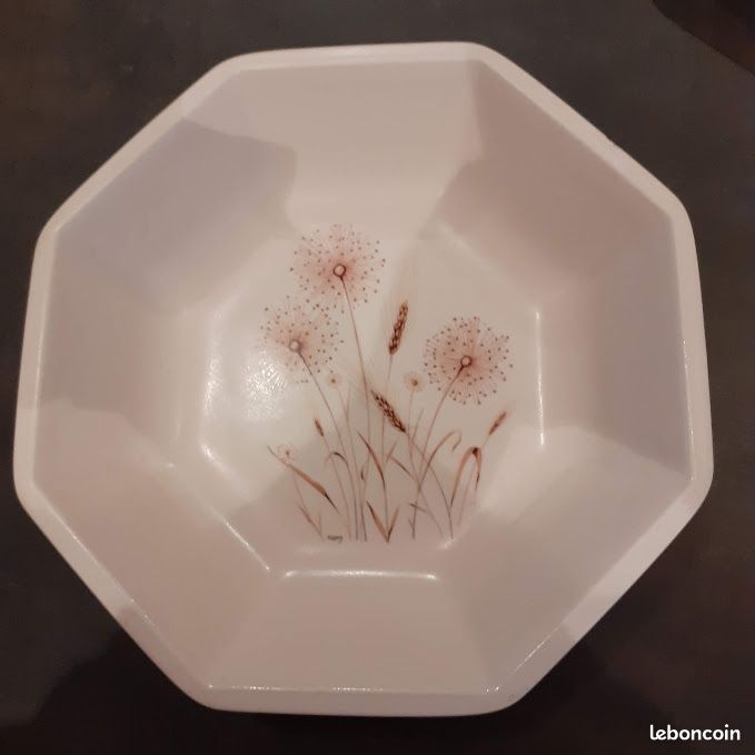 Plat creux octogonal vintage (image 1)