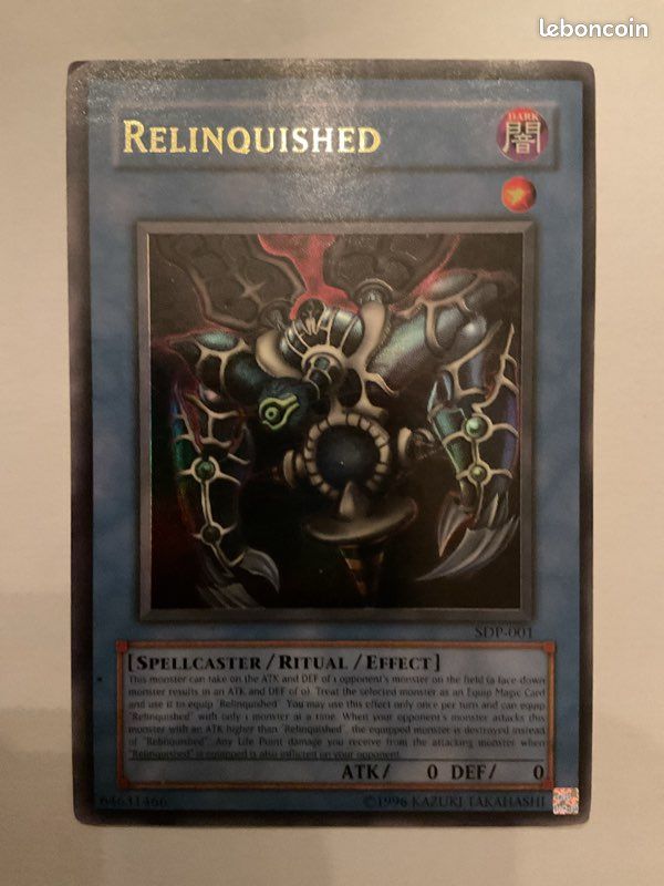 Carte yu gi oh relinquished ultra rare - Collection