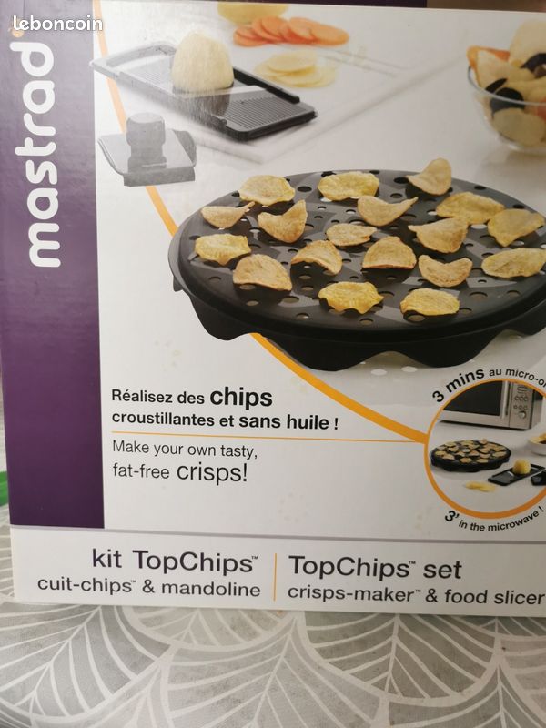 RAIDER – Kit Cuit-Chips – Topchips En Silicone Mauve (Cuisson Micro-Ondes) - Arts de la table