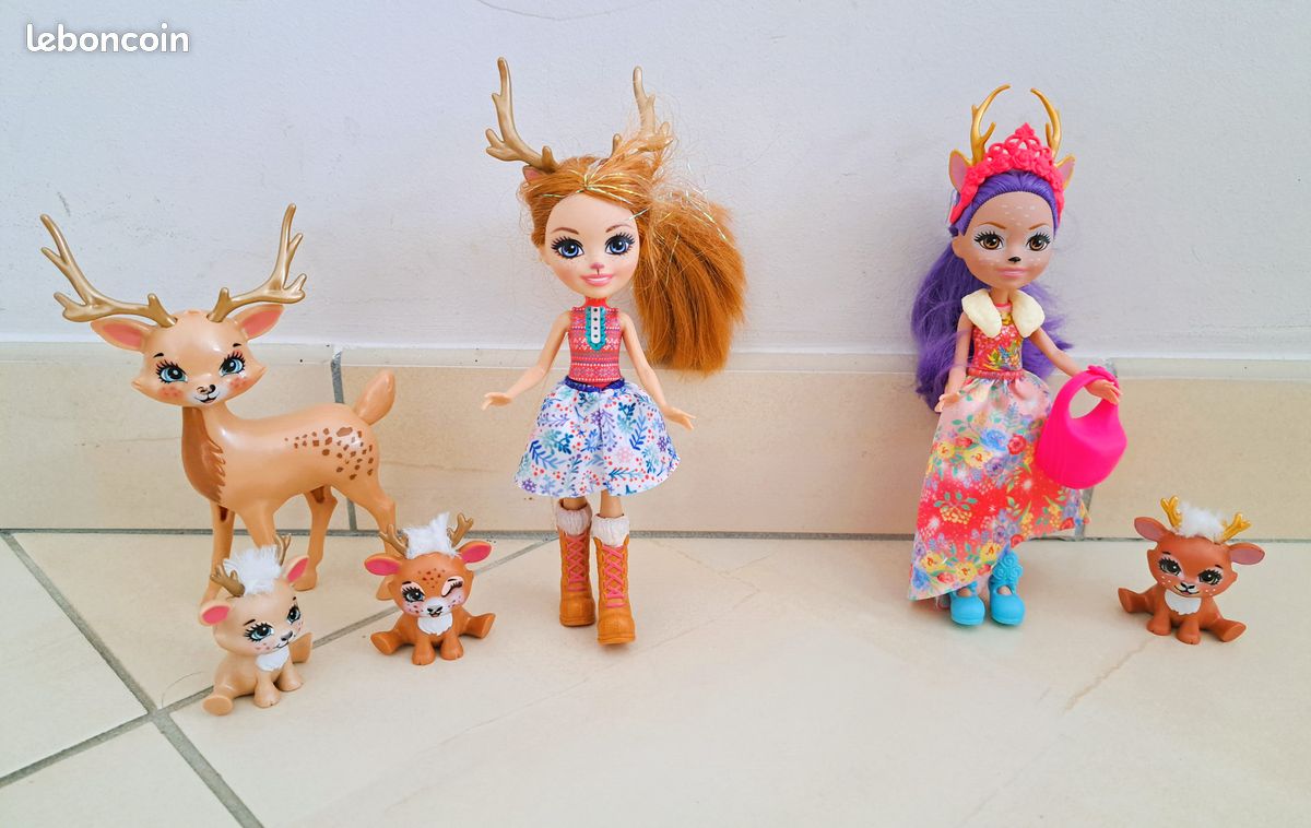 Lot Poupée Enchantimals lapin - Jeux & Jouets